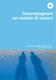 Accompagnare un malato di cancro