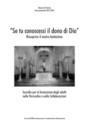 “Se tu conoscessi il dono di Dio”