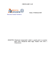 circolare n. 6/E del 19 febbraio 2015