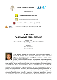 up to date carcinoma della tiroide