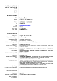 Curriculum vitae - Comune di Somaglia