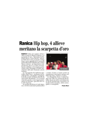 Ranica Hip hop, 4 allieve meritano la scarpetta d`oro