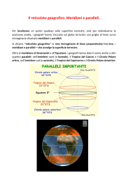 Il reticolo geografico e i fusi orari