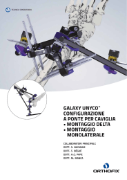 GALAXY UNYCO&trade; CONFIGURAZIONE A PONTE PER CAVIGLIA