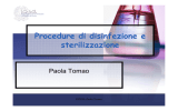 Procedure di disinfezione e sterilizzazione