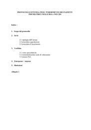 1. Scopo del protocollo 2. Invi