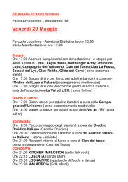 Programma 20 Festa di Beltane