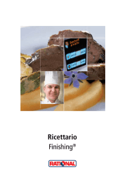 Ricettario Finishing