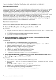 Termini e Condizioni | Iniziativa “Mirabilandia” valida dal 24/03/2016