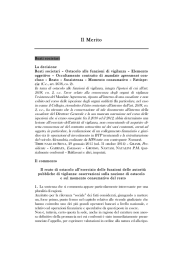 Nota di L. Marzullo, Il reato di ostacolo all`esercizio