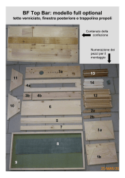 Istruzioni Montaggio BF Top Bar - World Biodiversity Association