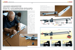 LENZE PERFETTE CON IL CALIBRONE STONFO