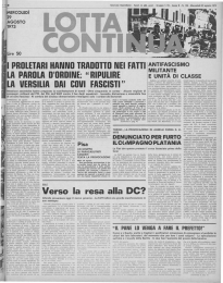 i proletari hanno tradotto nei fatti antifascismo la parola d`ordine