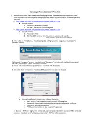 Manuale per l`impostazione del VPS su MAC 1. Innanzitutto occorre