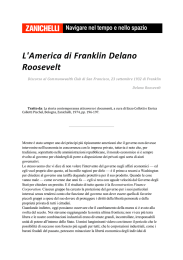 L`America di Franklin Delano Roosevelt - Dizionari più