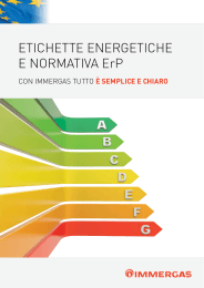 ETICHETTE ENERGETICHE E NORMATIVA ErP