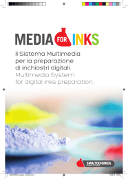 Il Sistema Multimedia per la preparazione di inchiostri digitali