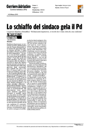 Lo schiaffo del sindaco gela il Pd