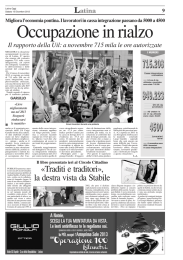 «Traditi e traditori», - Camera di Commercio di Latina