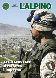 AFGHANISTAN: si rafforza l`impegno