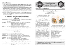 Unit&agrave; Pastorale Costozza - Parrocchie Costozza Lumignano