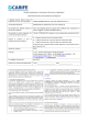 Modulo standard per le informazioni da fornire ai depositanti