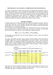 ANALISI GRANULOMETRICA DEGLI INERTIparte II