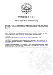 - PORTO - Publications Open Repository TOrino