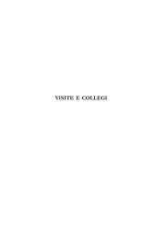 VISITE E COLLEGI