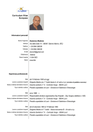 Curriculum Vitae Europass