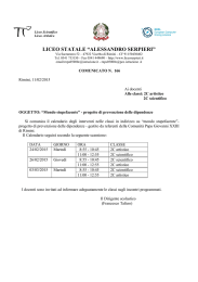 166 Mondo stupefacente - Liceo Statale "A. Serpieri"