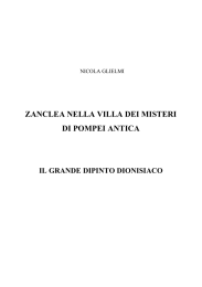 Zanclea nella villa dei misteri di Pompei antica