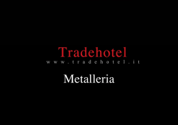 Scarica il catalogo metalleria