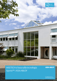 WEETECH si basa sulla tecnologia Aperio™