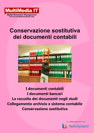 Conservazione sostitutiva dei documenti contabili