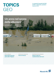 TOPICS GEO – Le catastrofi naturali del 2013