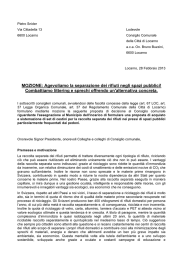 MOZIONE: Agevoliamo la separazione dei rifiuti negli