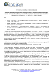 Continua a leggere - Ordine Ingegneri della provincia di Brescia