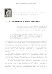 «A perpetuale infamia e depressione de li malvagi uomini d`Italia