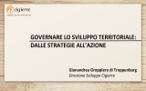 GOVERNARE LO SVILUPPO TERRITORIALE: DALLE STRATEGIE