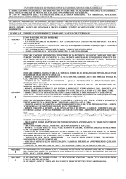 avvertenze ed istruzioni per la compilazione del modello
