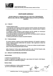 disciplinare azien dale - Azienda USL 7 di Siena