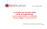 La frode nel mondo delle carte di pagamento: come organizzare un