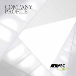 company profile - Aermec air conditioning