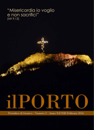 &ldquo;Misericordia io voglio e non sacrifici&rdquo;