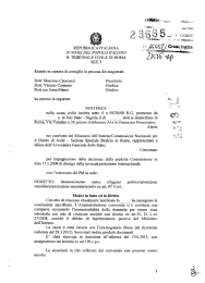 Sentenza del Tribunale di Roma n. 23665 del 25 novembre 2013