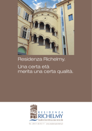 Brochure - Casa di Riposo Residenza Richelmy | Torino