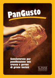 Semilavorato per panificazione con crusca e germe di grano tostati