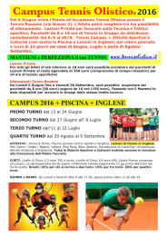 Campus Tennis Olistico 2016