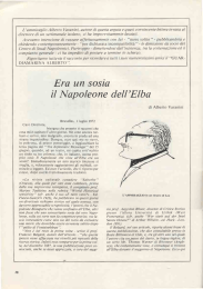 38 ERA UN SOSIA IL NAPOLEONE DELL`ELBA A. Varanini